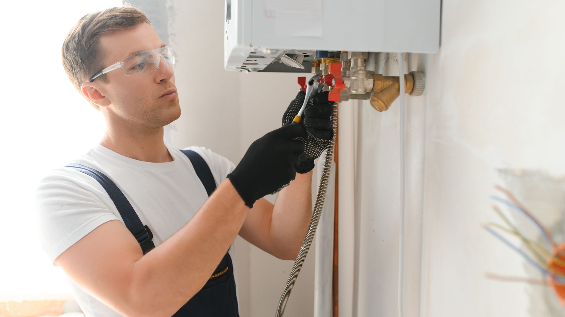 Replacement of boilers by skilled plumbers.