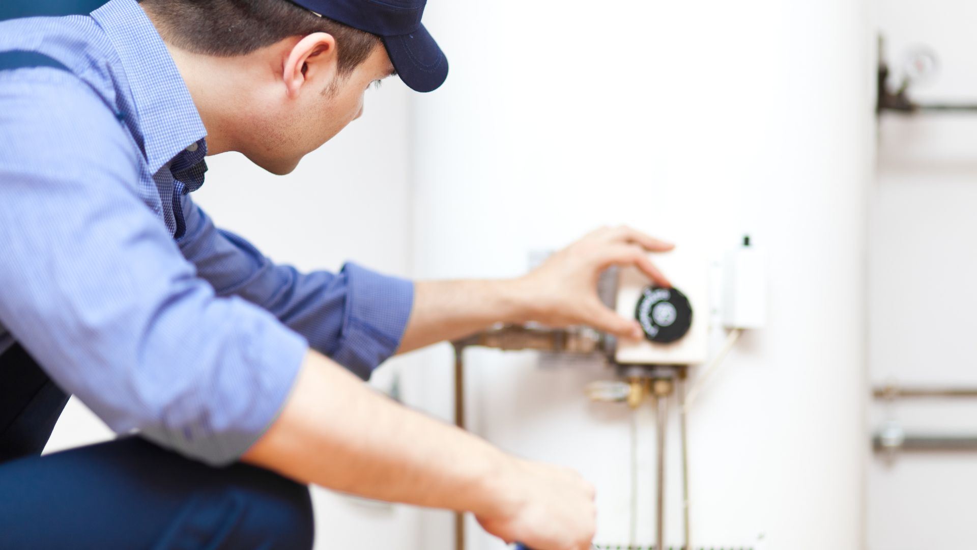 The significance of an operational water heating system, emphasized by plumbers.