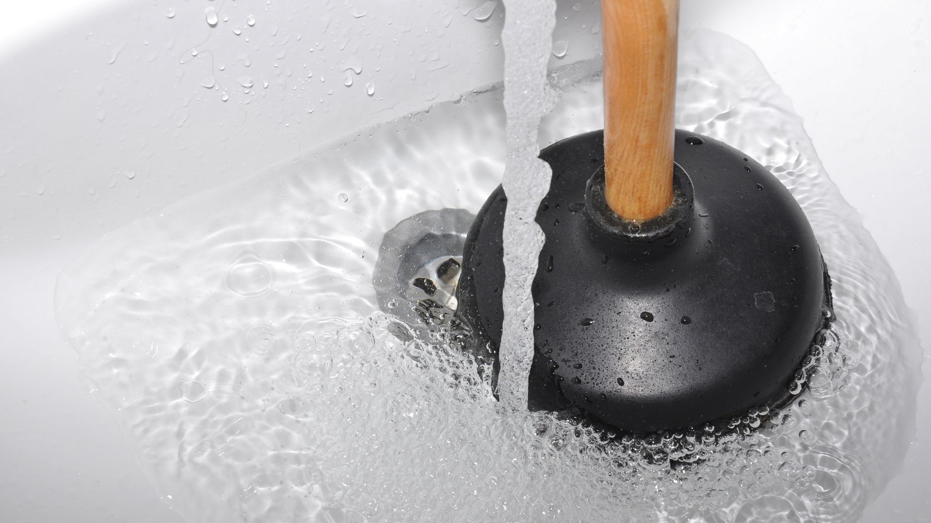 Service for cleaning drains, essential for plumbers to maintain optimal plumbing systems.