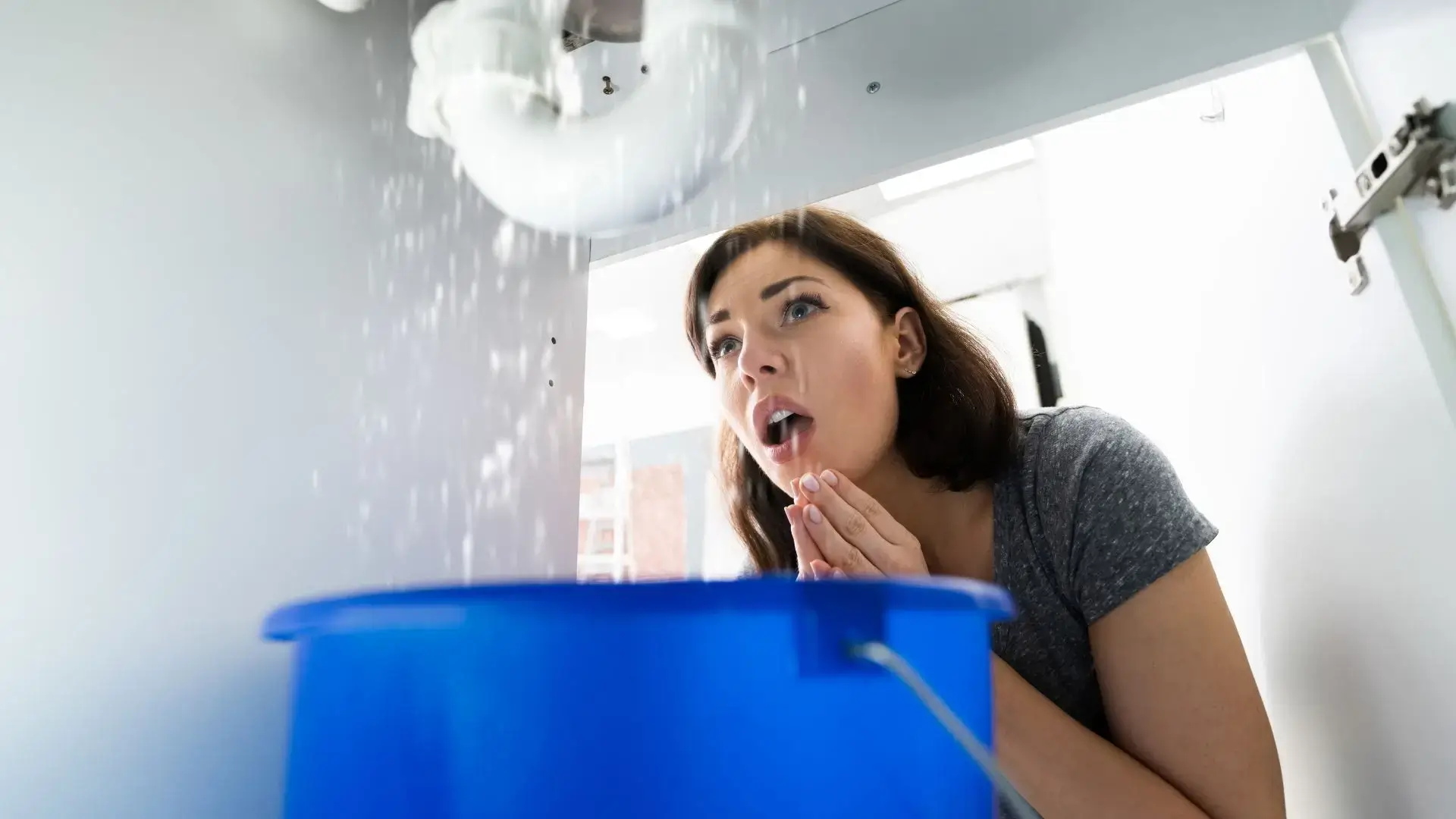 Contact an emergency service specializing in plumbing