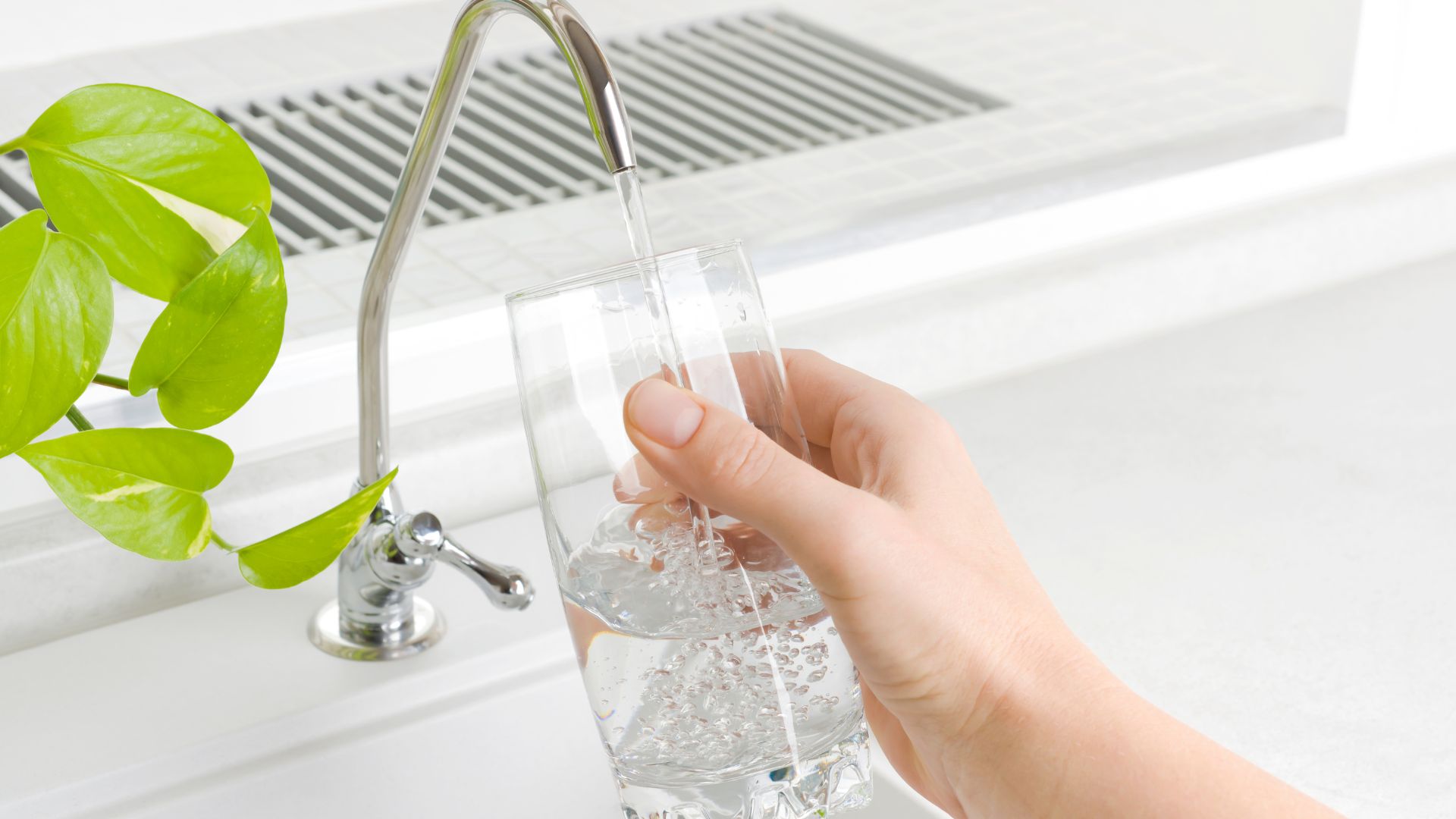 Tap water, serviced by plumbing professionals